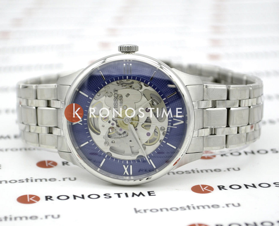 Часы Tissot Chemin des Tourelles Squelette T139.836.11.048.00 — Швейцария, механические