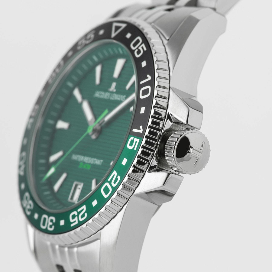 Часы Jacques Lemans Liverpool Diver 1-2205J — металл сталь, Австрия