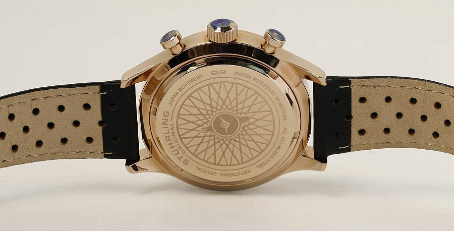 Часы Stuhrling Monaco 934.03 — мужские, кожаный