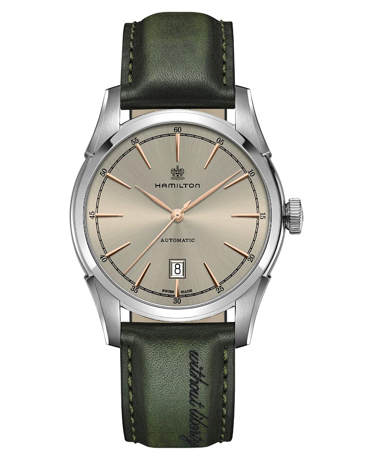Часы Hamilton American Classic Spirit of Liberty Auto H42415801 — мужские, серебристый