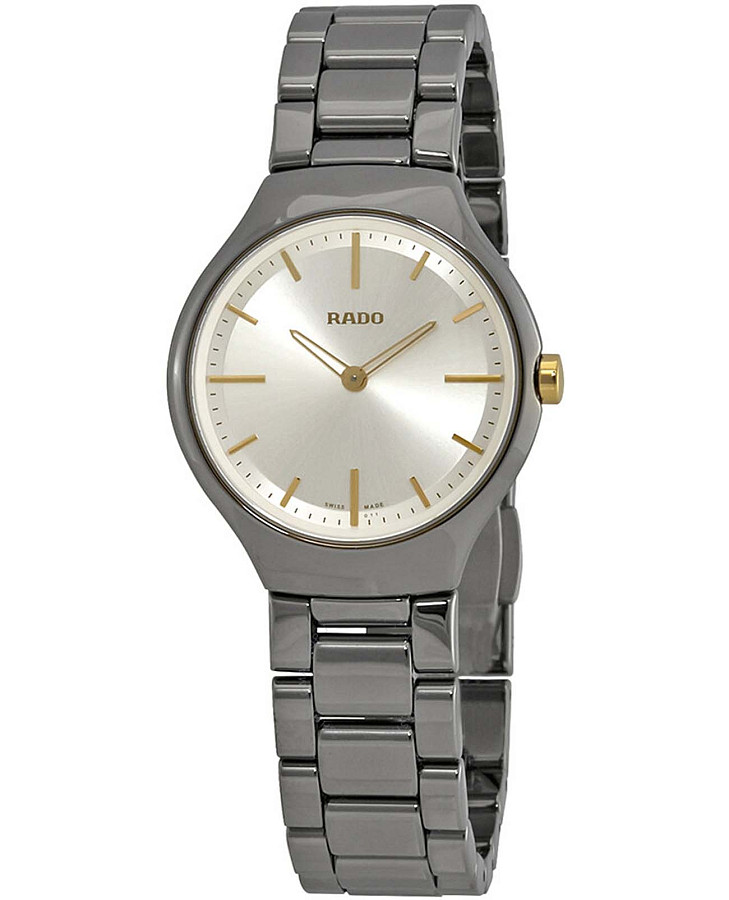 Часы Rado True Thinline R27956112 — женские, серебристый