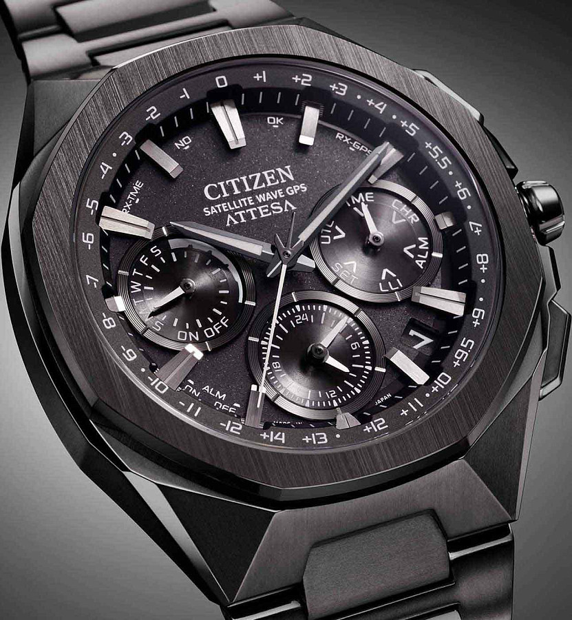 Часы Citizen Attesa CC4105-69E — титановый c dlc покрытием, мужские