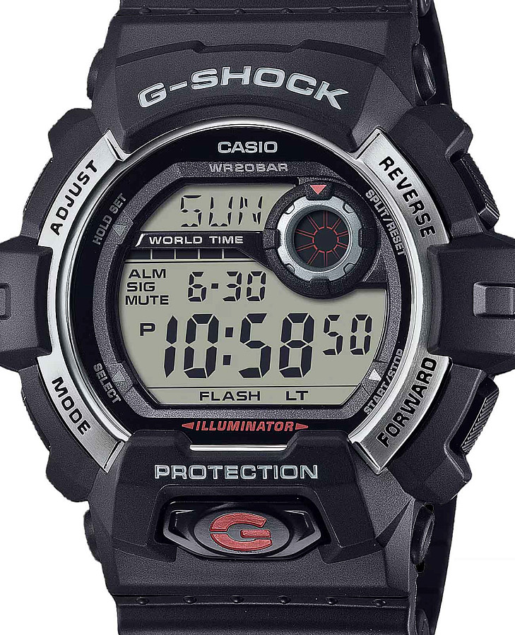 Часы Casio G-Shock G-8900S-1 — электронные, пластик металл
