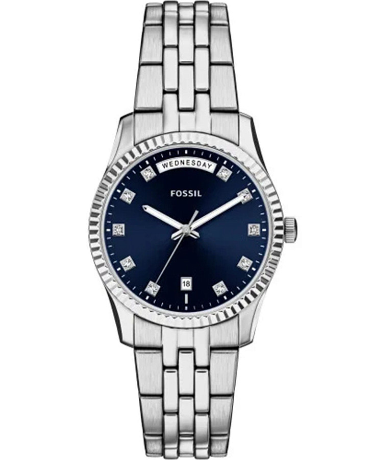 Часы Fossil Scarlette ES5457 — женские, синий