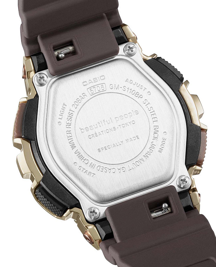 Часы Casio G-Shock GM-S110BP-5ADR (GM-S110BP-5A) — сталь пластик, Япония