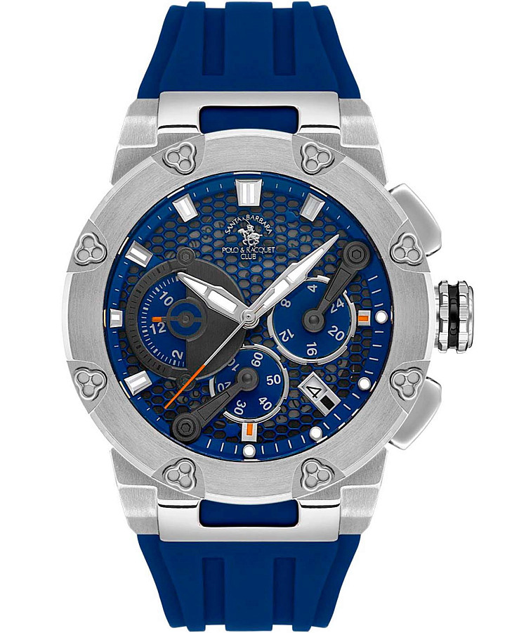 Часы Santa Barbara Polo & Racquet Club Prive SB.5.10001-3 — мужские, синий