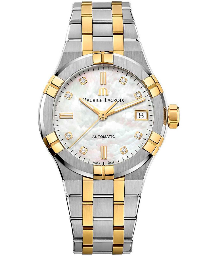 Часы Maurice Lacroix Aikon Automatic AI6006-PVY13-170-1 — женские, перламутровый