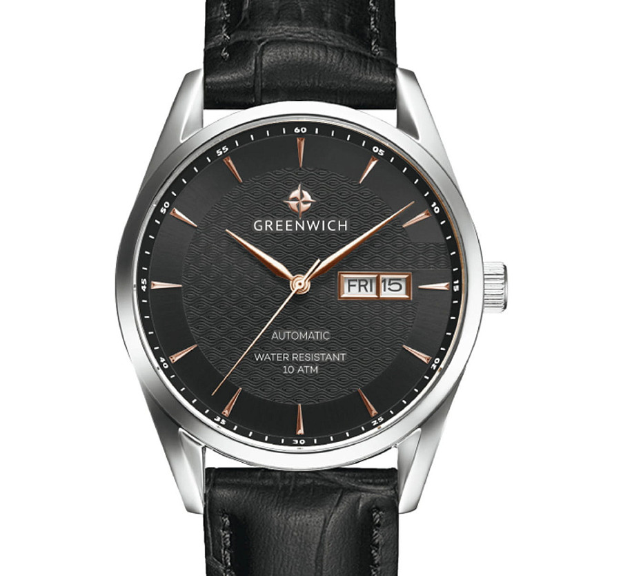Часы Greenwich Good Luck Classic GW 074.11.35 — механические, металл сталь