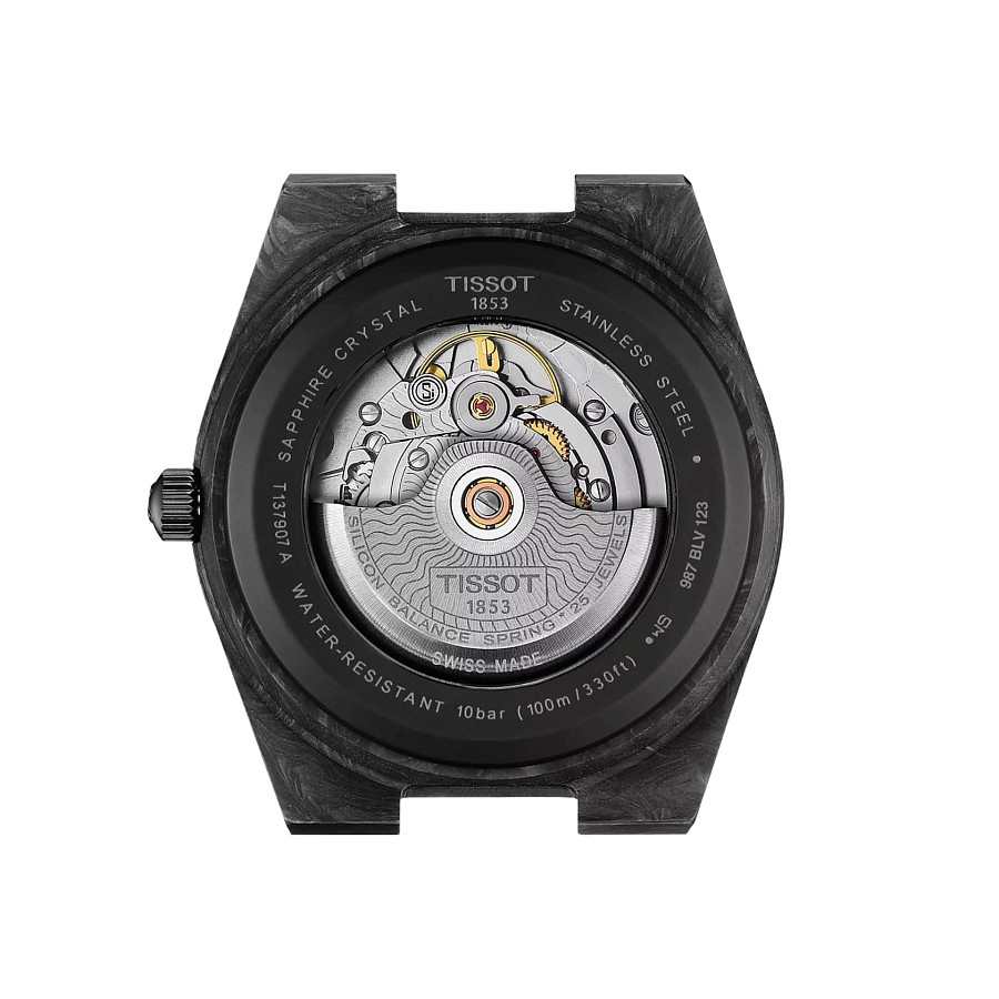 Часы Tissot PRX Powermatic 80 Carbon T137.907.97.201.00 — артикул T1379079720100, мужские