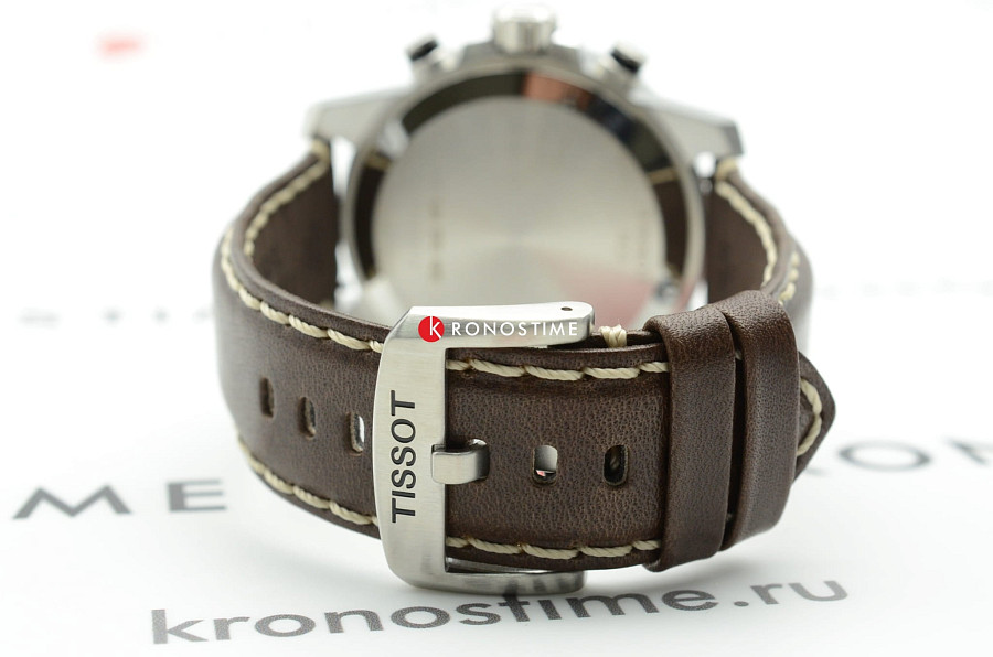 Часы Tissot SuperSport Chrono T125.617.16.041.00 — мужские, коричневый