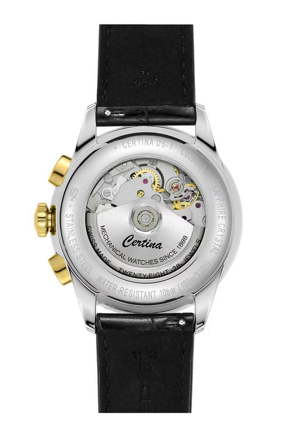 Часы Certina DS-1 Chrono Auto C029.462.26.051.00 — металл сталь, Швейцария