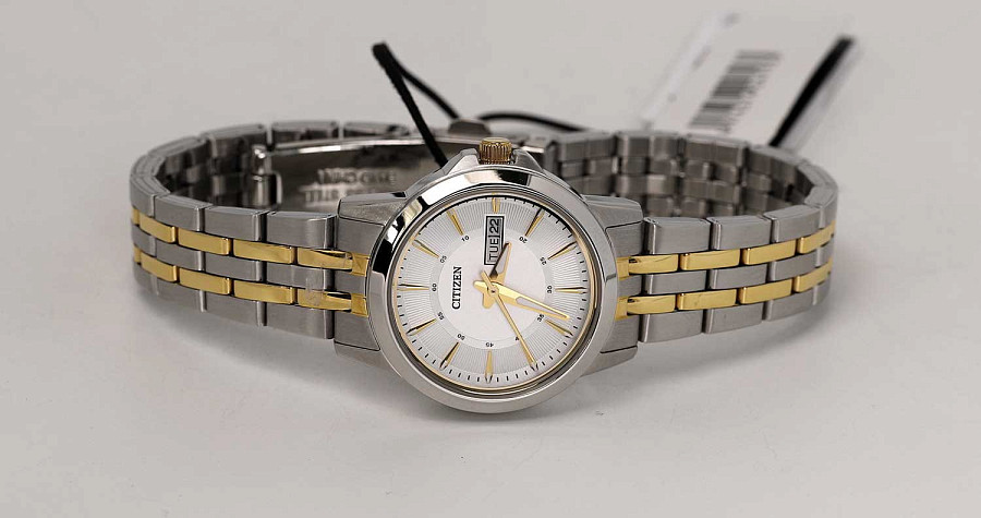 Часы Citizen Eco-Drive EQ0608-55A — нержавеющая сталь с ip-покрытием, женские