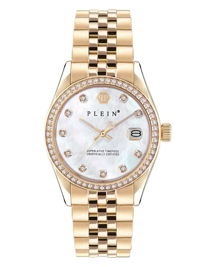 Часы Philipp Plein Date Superlative PWYAA0323 — женские, перламутровый