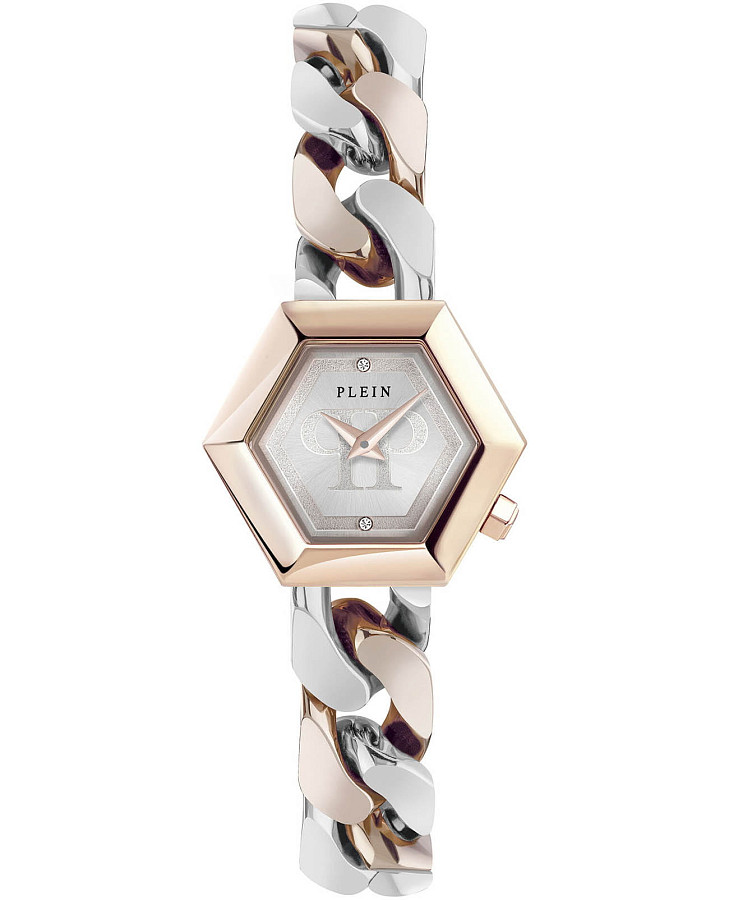 Часы Philipp Plein The Hexagon Groumette PWWBA0223 — женские, серебристый