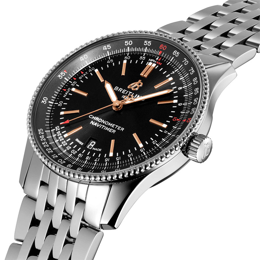 Часы Breitling Navitimer Automatic 41 A17326241B1A1 — механические, сталь металл