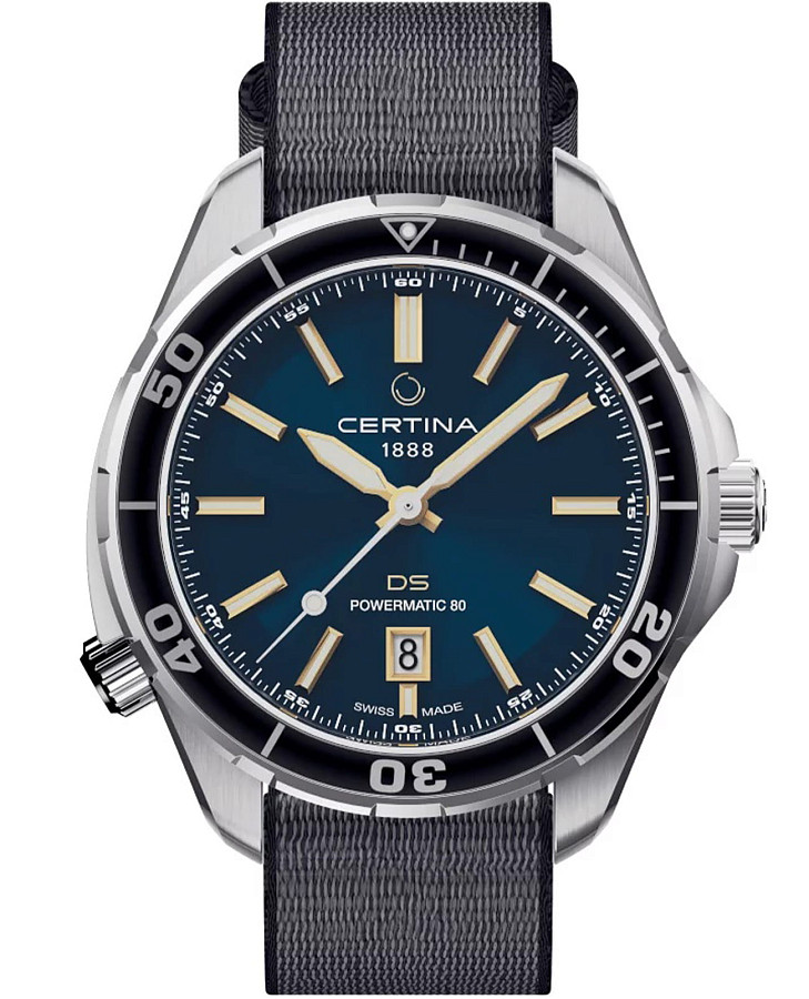 Часы Certina DS+ C041.407.19.041.91 — мужские, синий