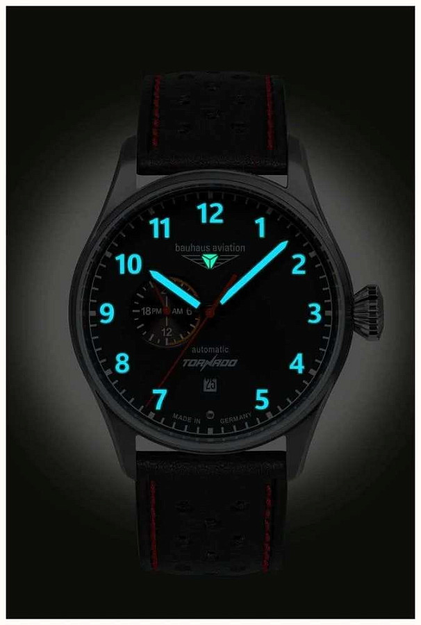 Часы Bauhaus Aviation 27642 — металл сталь, Германия