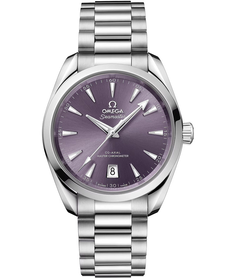 Часы Omega Seamaster Aqua Terra 220.10.38.20.10.004 — мужские, фиолетовый