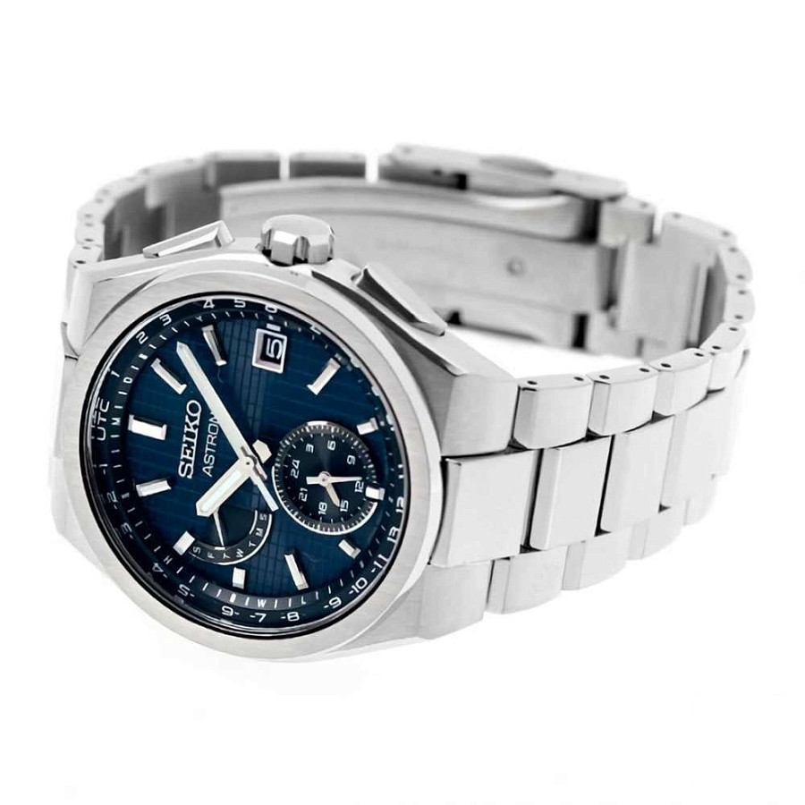 Часы Seiko Astron Nexter Solar Radio SBXY065 — мужские, титановый