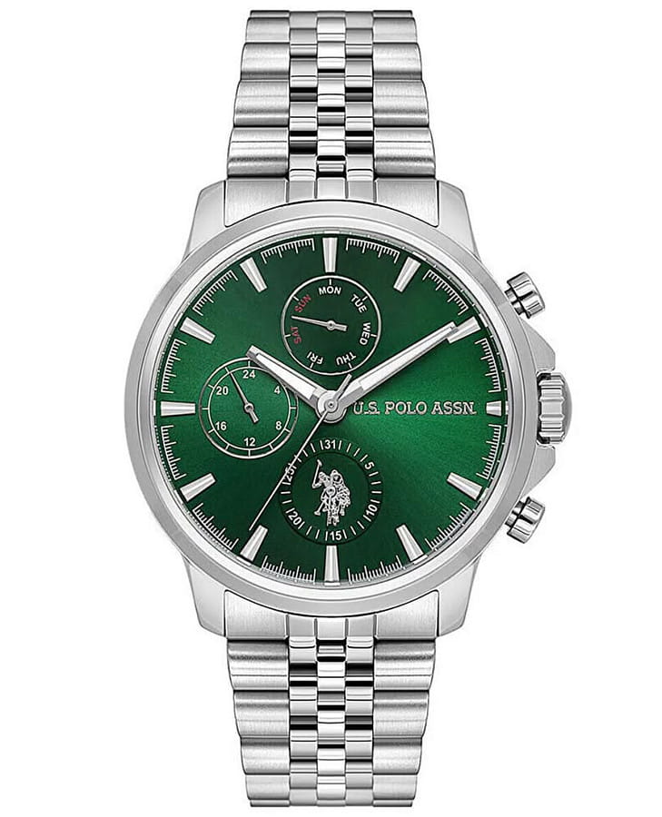 Часы U.S. Polo Assn. USPA1152-02 — мужские, зеленый