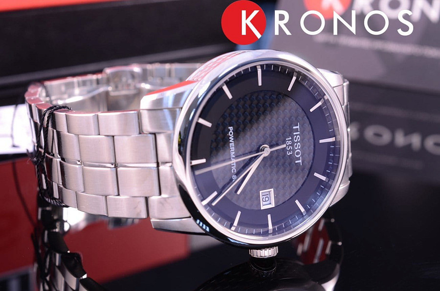 Часы Tissot Luxury Powermatic 80 T086.407.11.201.02 — мужские, нержавеющая сталь