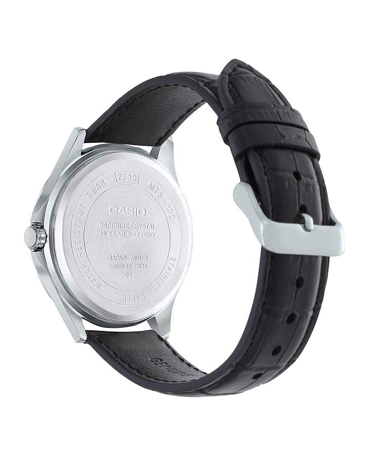 Часы Casio Collection MTS-100L-1A — сталь металл, Япония
