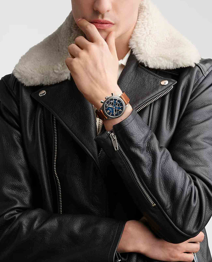 Часы Longines Avigation Big Eye L2.816.1.93.2 — кожаный, мужские