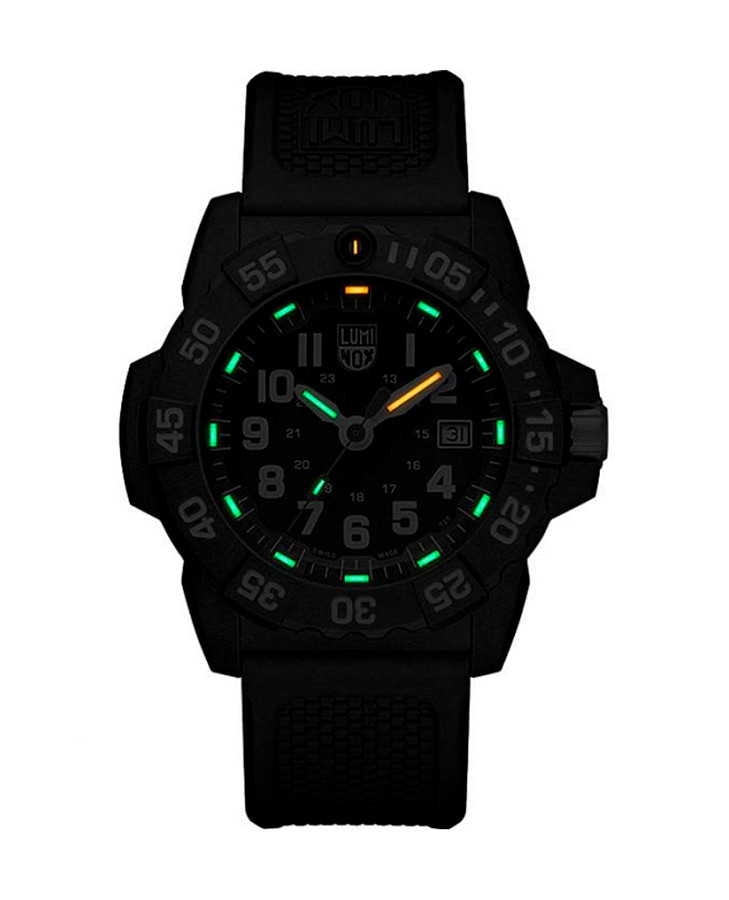 Часы Luminox Navy SEAL 3500 XS.3501.F — кварцевые, Швейцария, мужские