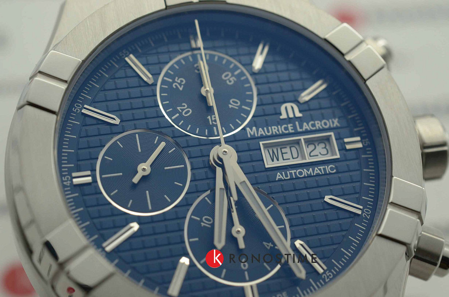Часы Maurice Lacroix Aikon Automatic Chronograph AI6038-SS002-430-1 — механические, Швейцария, мужские