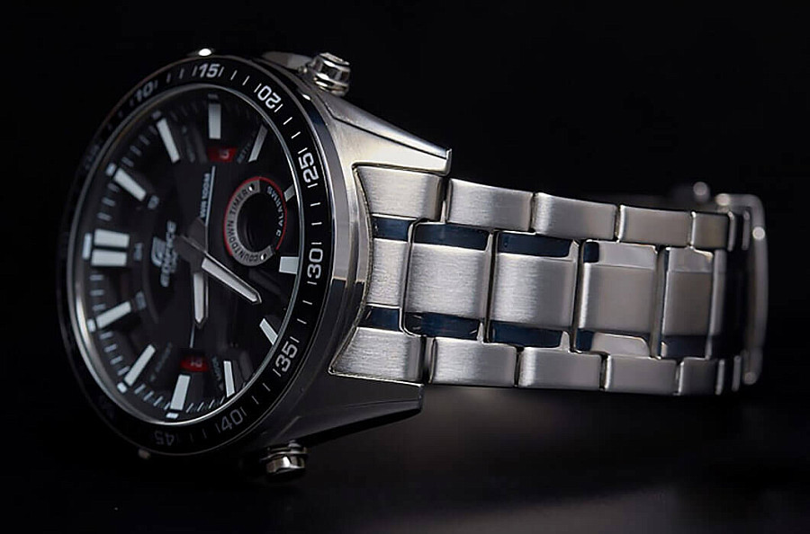 Часы Casio Edifice EFV-C100D-1AVDF (EFV-C100D-1A) — сталь металл, Япония