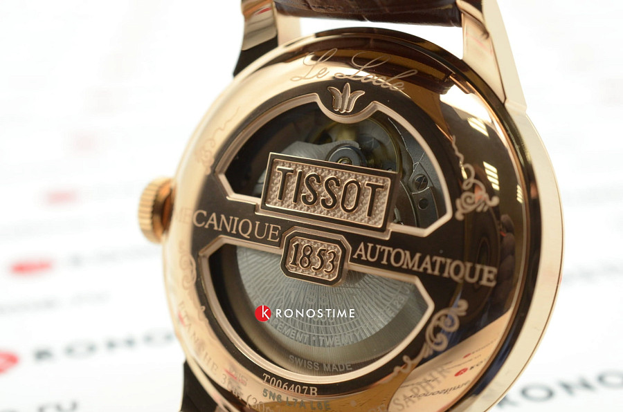 Часы Tissot Le Locle Powermatic 80 T006.407.36.033.00 — бежевый, сталь металл