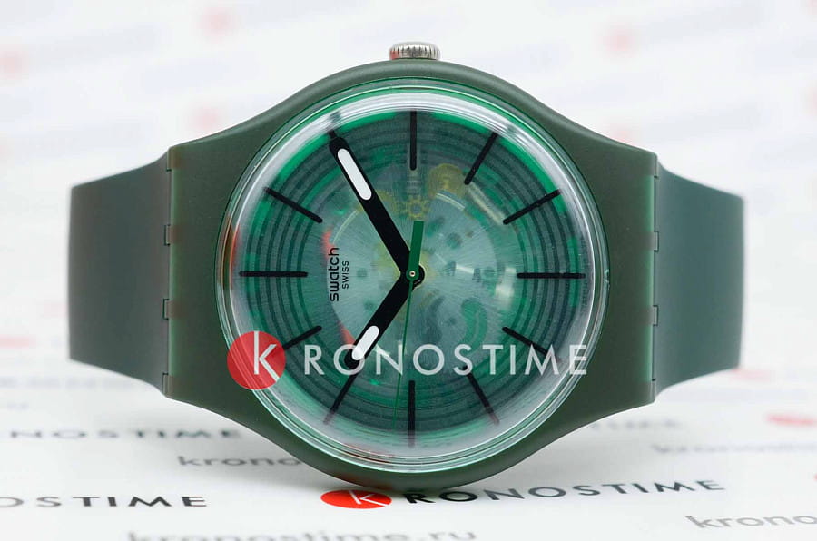 Часы Swatch Revealed In The Forest SO29G111 — кварцевые, пластик