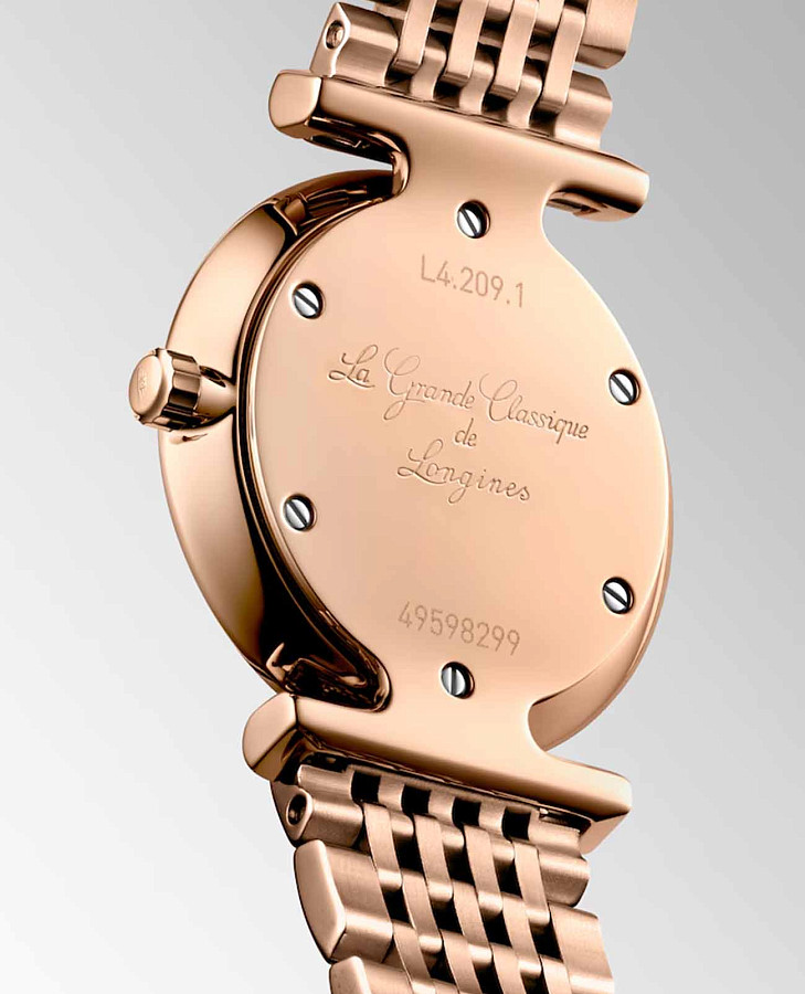 Часы Longines La Grande Classique L4.209.1.97.8 — женские, сталь c pvd покрытием