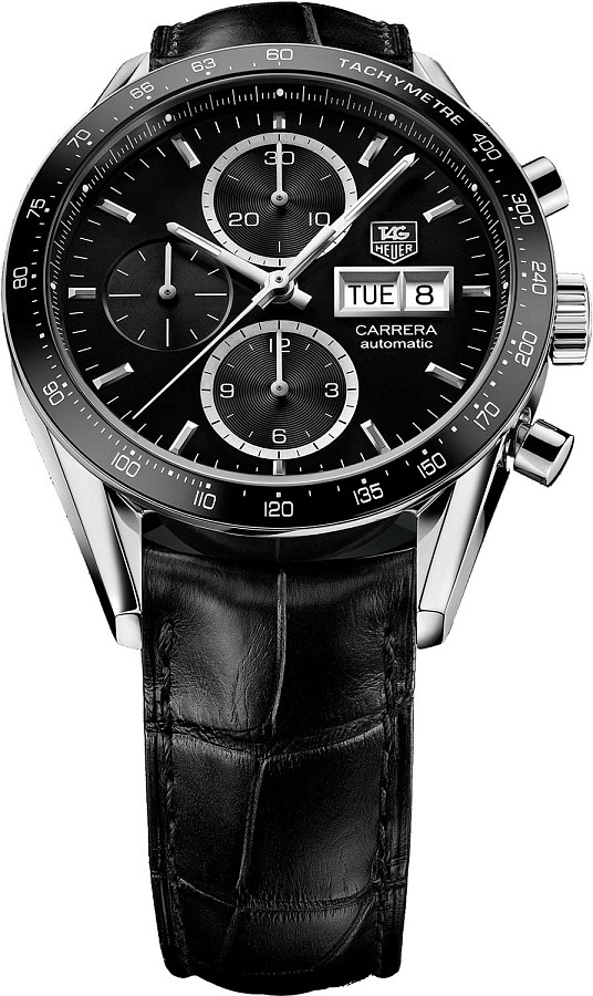Часы TAG Heuer Carrera CV201AG.FC6266 — кожаный, мужские