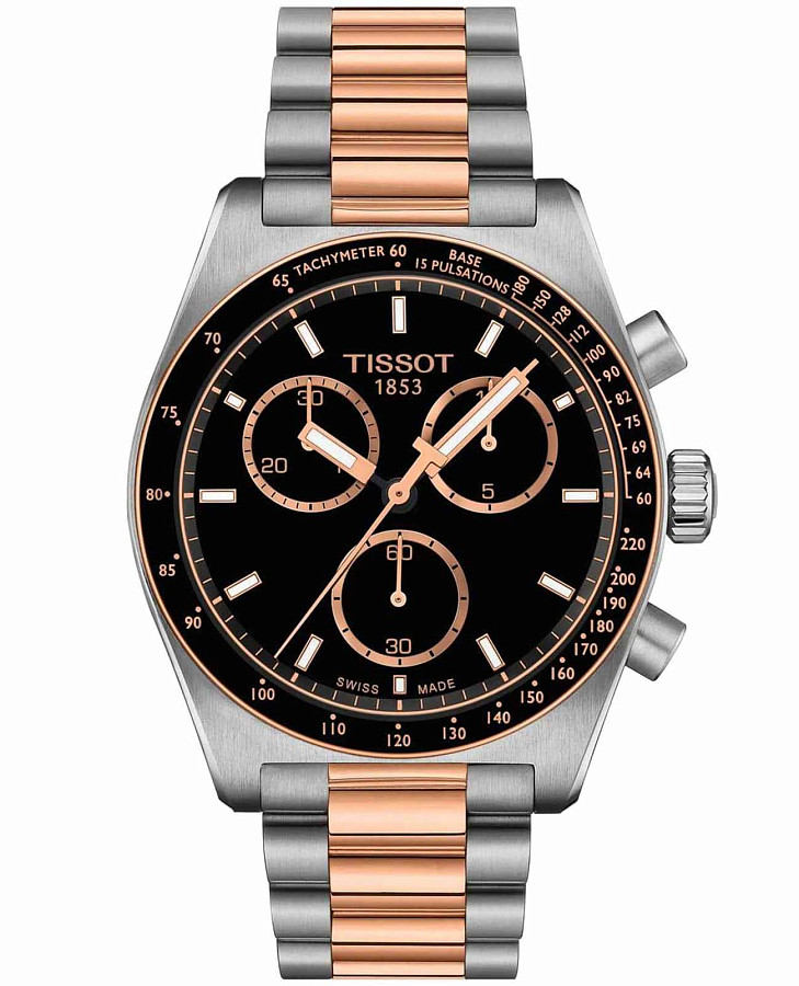 Часы Tissot PR516 Quartz Chronograph T149.417.22.051.01 — мужские, черный