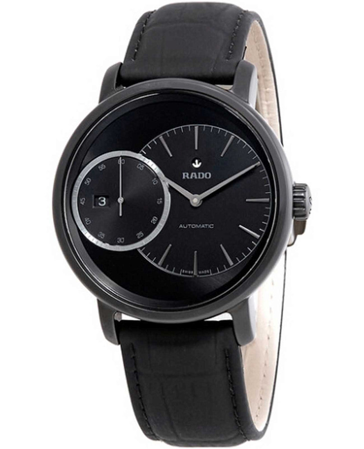 Часы Rado Diamaster Automati Grande Seconde R14128166 — мужские, кожаный