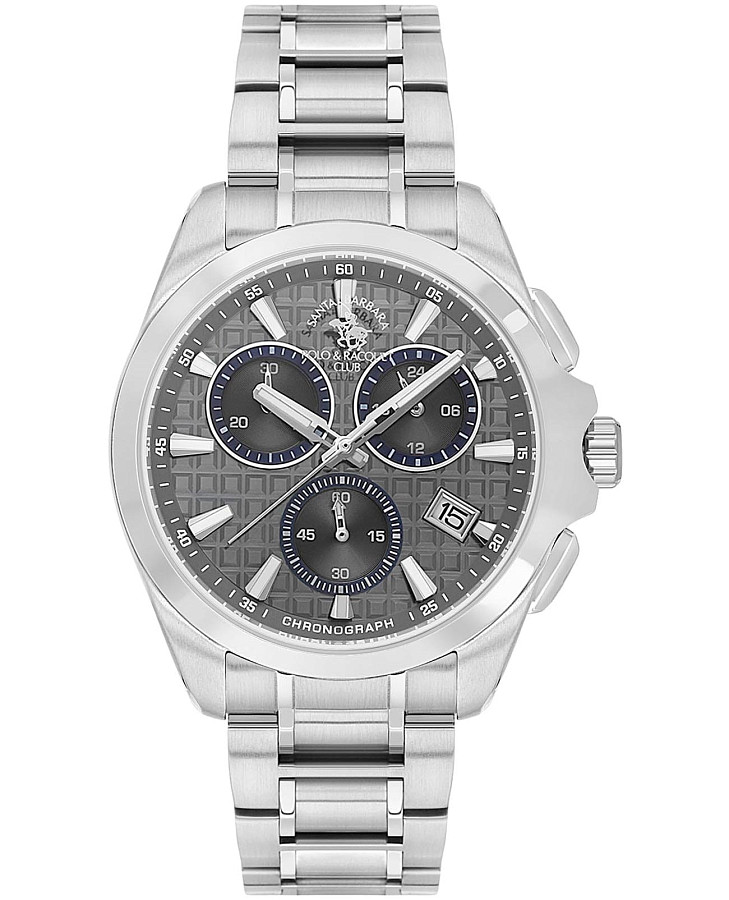 Часы Santa Barbara Polo & Racquet Club Legend SB.1.10591-4 — мужские, серый