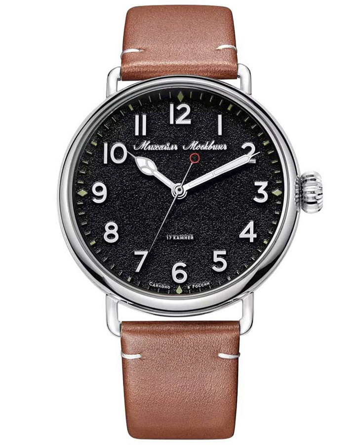 Часы Михаил Москвин Classic 1300B1L3 — мужские, черный