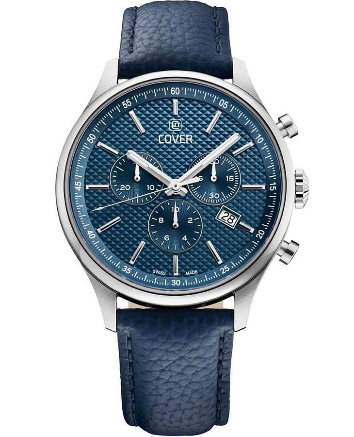 Часы Cover Chapman Chrono II CO220.06 — мужские, синий