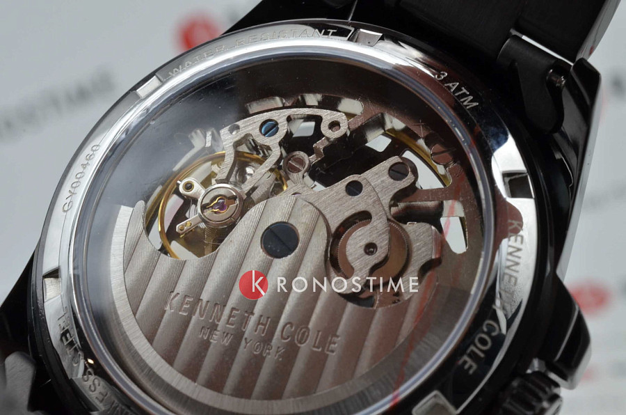 Часы Kenneth Cole Automatic KCWGY0046002 — мужские, нержавеющая сталь с ip-покрытием