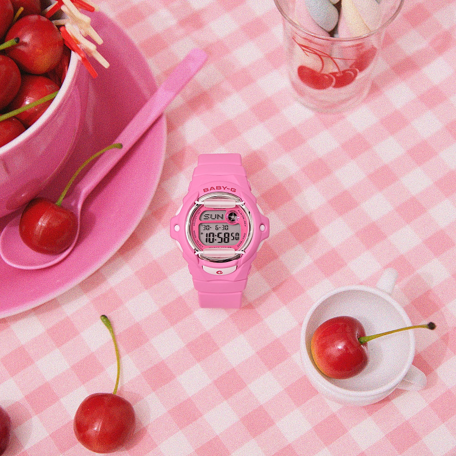 Часы Casio Baby-G BG-169CH-4 — кварцевые, пластик