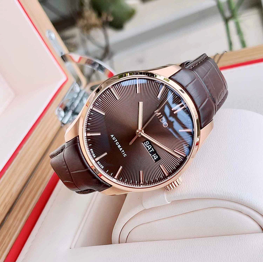 Часы Mido Belluna Sunray M024.630.36.291.00 — Швейцария, механические