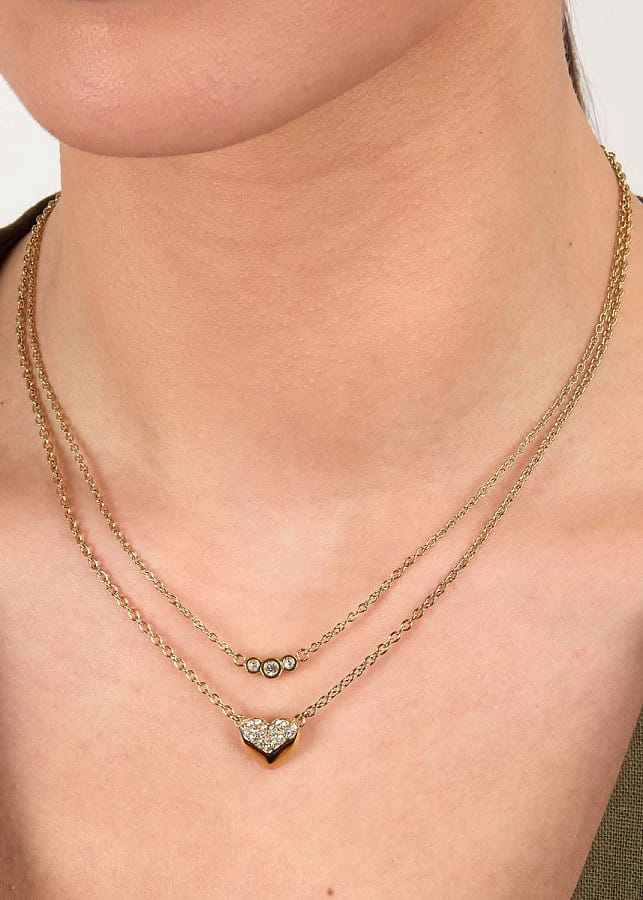 Часы Колье Karl Lagerfeld Pave Amour KLBJW02