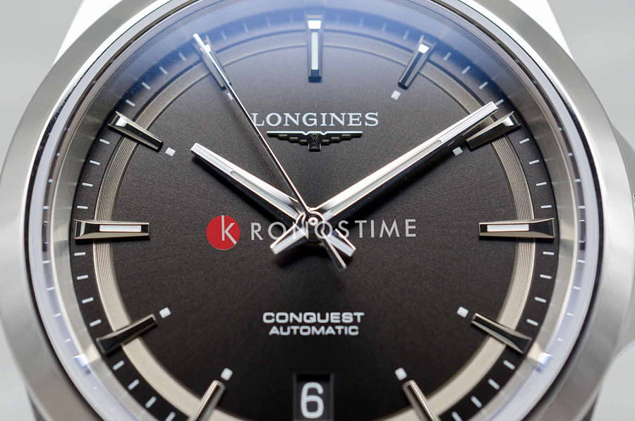 Часы Longines Conquest L3.720.4.52.6 — нержавеющая сталь, мужские