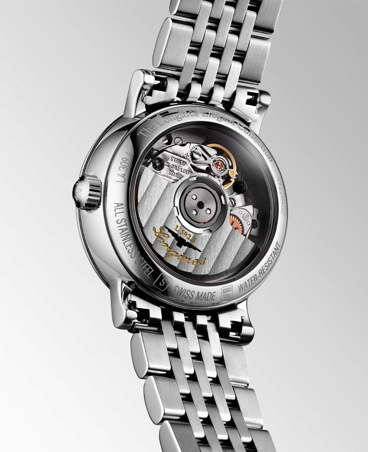 Часы Longines Elegance Elegant Collection 25.50 mm L4.309.4.90.6 — механические, металл сталь