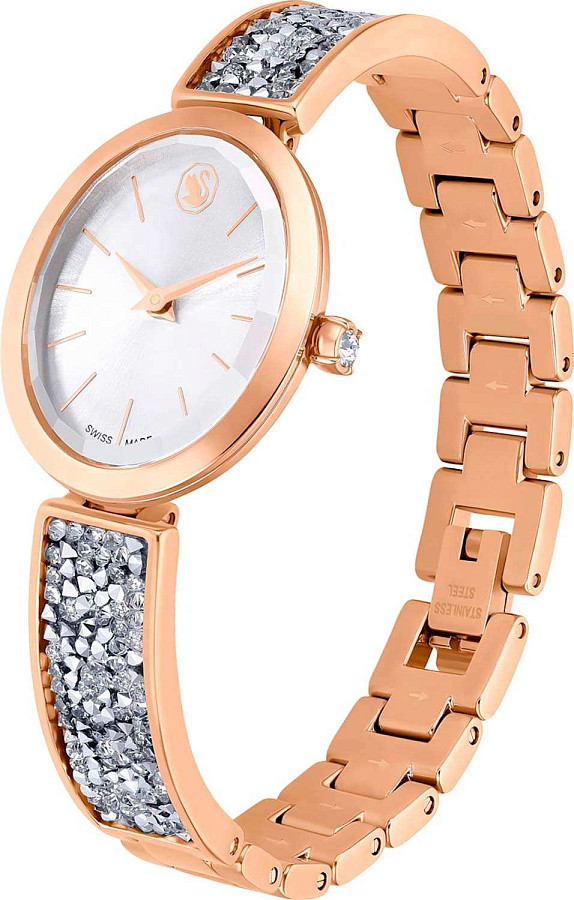 Часы Swarovski Crystal Rock Oval 5656851 — кварцевые, Швейцария, женские