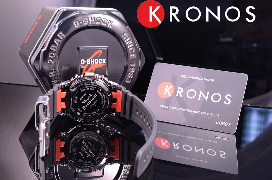 Часы Casio G-Shock GMW-B5000-1 — металл сталь, Япония
