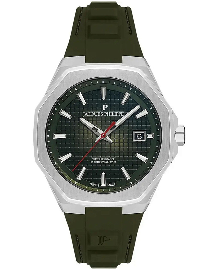Часы Jacques Philippe Octagon JPQGS3814XX — мужские, зеленый