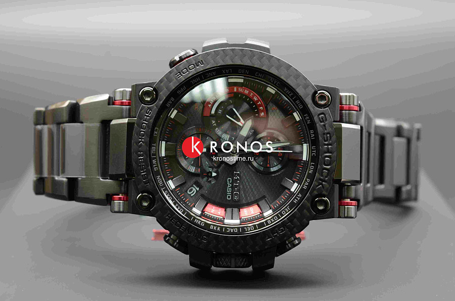 Часы Casio G-Shock Premium MTG-B1000XBD-1A — сталь металл карбон, сталь + полимер