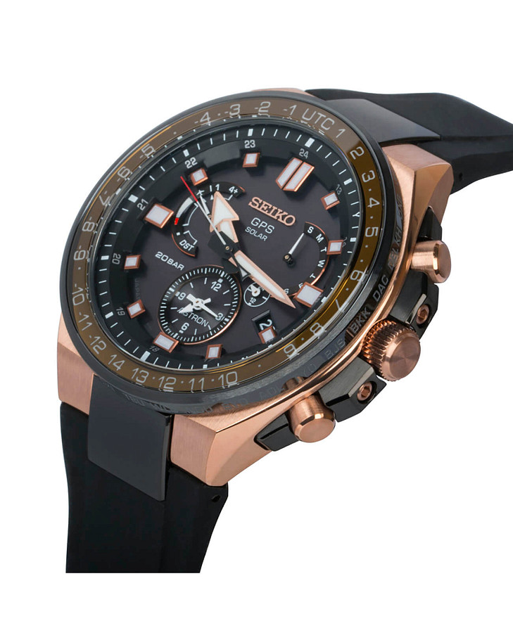 Часы Seiko Astron GPS Solar SSE170J1 — кварцевые, керамика титан металл
